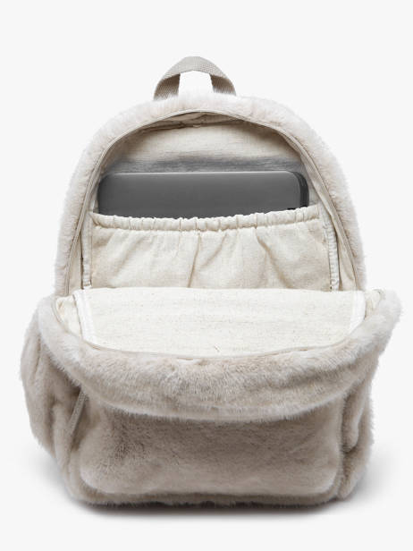 Rugzak 1 Compartiment Basilic pepper Beige alaska BALS01 ander zicht 3